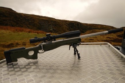 Uk Gunworks Borden 6.5x47 Lapua Vermin Rifle.
Spec - Borden Alpine action, Border Cut 5R Match Quality barrel, Jewel Trigger, ACIS and ASE Utra sound mod.